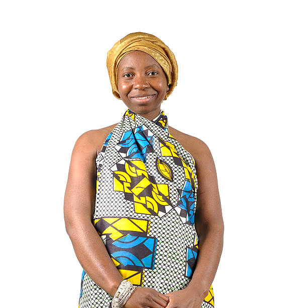 istock African Woman in Traditional Attire 117300482