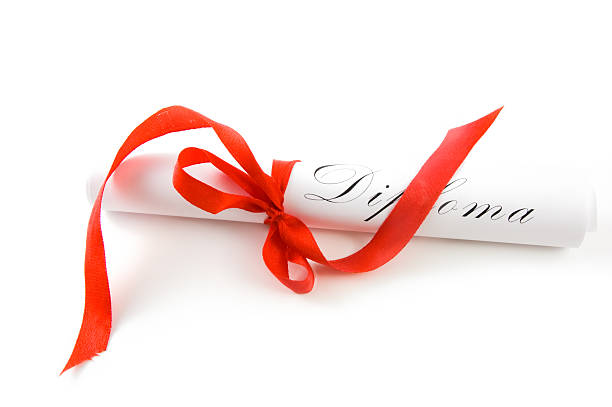 istock Diploma with red ribbon 117301470