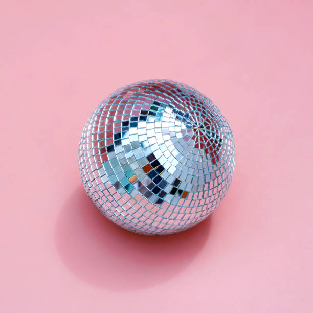 istock Disco Ball on Pink Painted Floor 1173022609