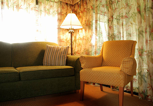 istock Retro room with tropical decor 117302793