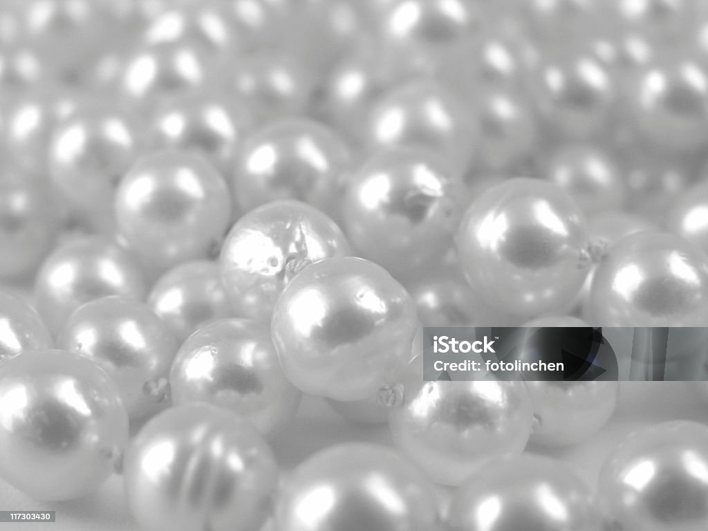 Perlas - Foto de stock de Blanco - Color libre de derechos