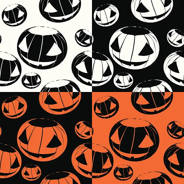 Vector illustration of Pumpkin - Seamless Texture