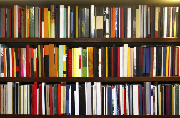istock Bookshelf - new books 117304000
