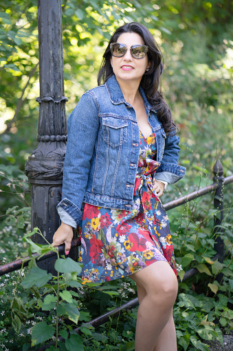 Woman on her 50s in Central Park New York