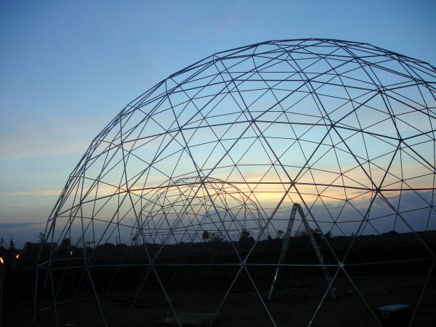 istock Two dome  frames in the line of sight 1173042022