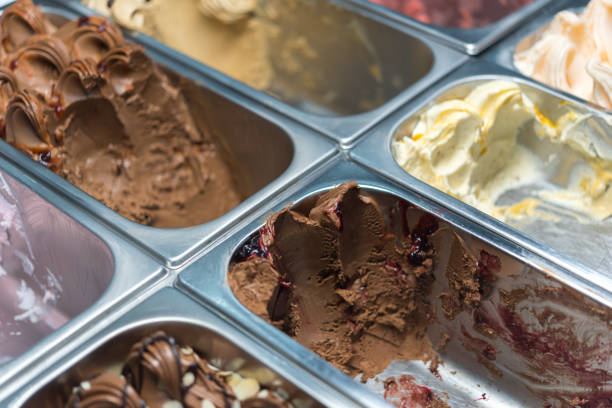 istock Ice Cream freshness smoothie and colorful variety 1173055424