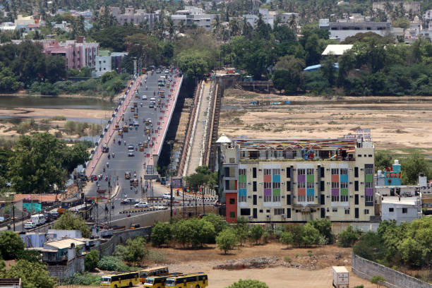 istock Highway Bridge in Beautiful Indian City 1173055435
