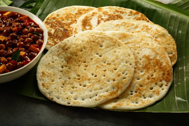 istock Delicious doda, dosai served with chickpeas, kadala curry 1173063387