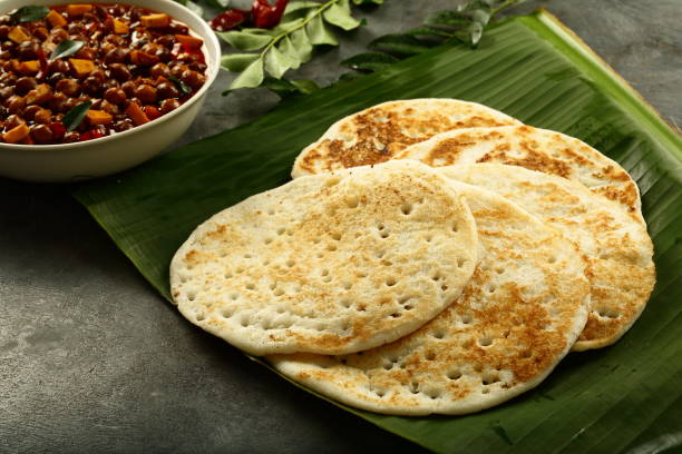 istock Delicious doda, dosai served with chickpeas, kadala curry 1173063393