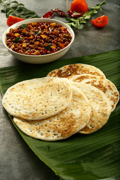 istock Delicious doda, dosai served with chickpeas, kadala curry 1173063418