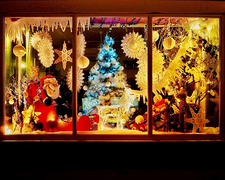 Christmas shop window