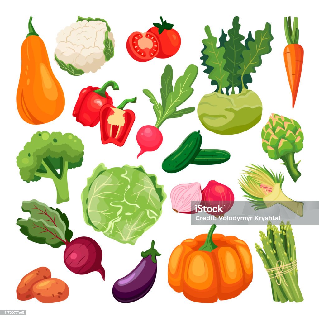 Ilustración de Juego De Verduras Frescas De Granja Ilustración Vectorial De Dibujos Animados Planos Brócoli Aislado Calabaza Espárragos Alcachofa Kohlrabi y más Vectores Libres de Derechos de Vegetal - iStock Ilustración de Juego De Verduras Frescas De Granja Ilustración Vectorial De Dibujos Animados Planos Brócoli Aislado Calabaza Espárragos Alcachofa Kohlrabi y más Vectores Libres de Derechos de Vegetal - iStock