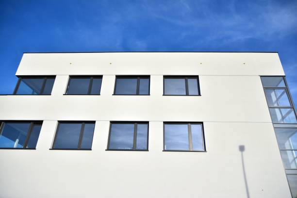 istock The windows of a modern building for offices. 1173081180