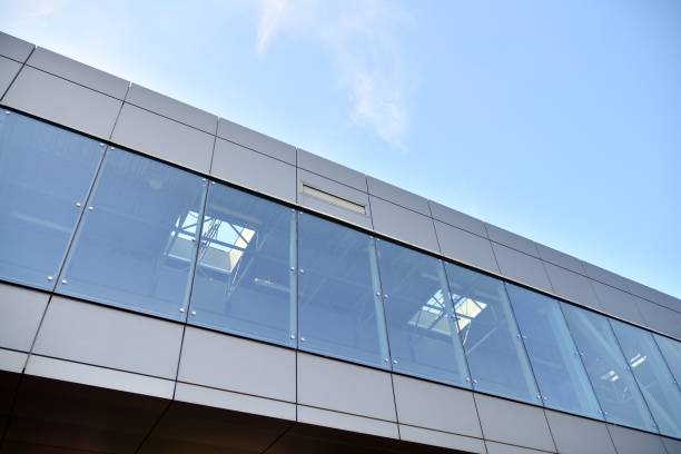 istock Facade fragment of a modern office building. 1173082660