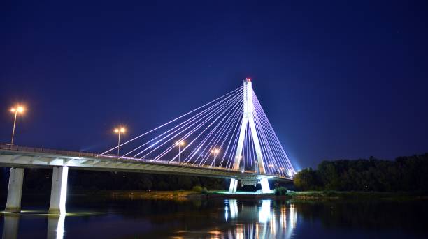 istock Boulevards on the western side of the River in night. 1173084589