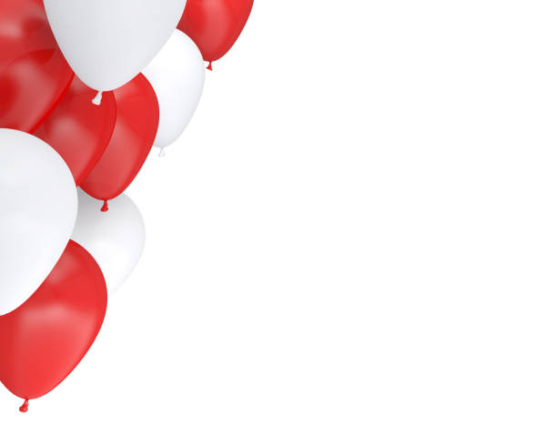 istock balloon red white birthday background party 1173089488