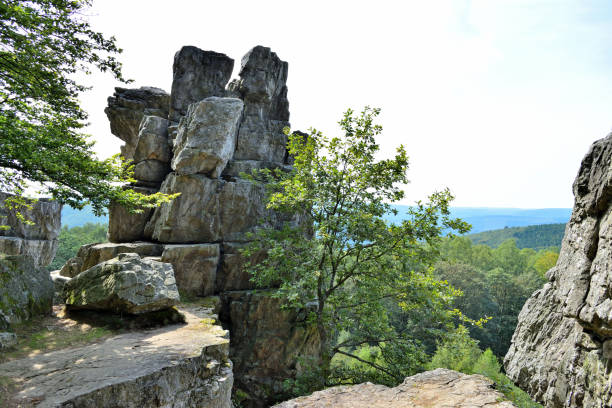 istock landscape nature tree stone rock hill 1173089522