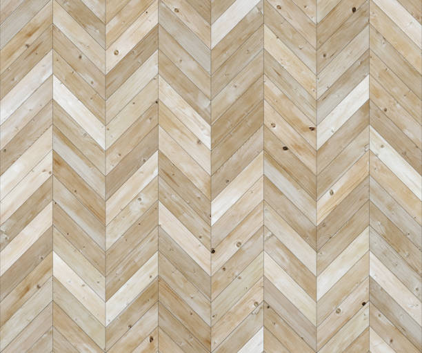 istock Chevron natural parquet seamless floor texture 1173090608