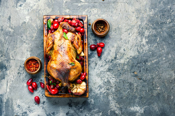 istock Baked chicken in berry sauce 1173095500