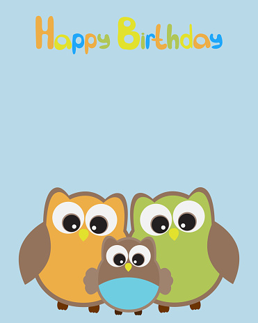Vector greeting card on the theme of the birthday celebration.
