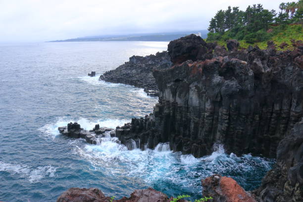 istock Daepo-dong, Sepulcity, Cliffs, Cliffs, Beaches, Coast, Coast, 1173100658