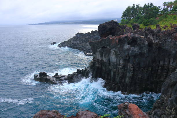 istock Daepo-dong, Sepulcity, Cliffs, Cliffs, Beaches, Coast, Coast, 1173100704