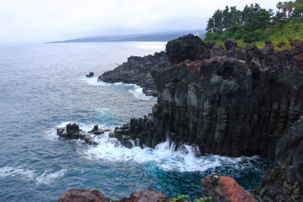istock Daepo-dong, Sepulcity, Cliffs, Cliffs, Beaches, Coast, Coast, 1173100717