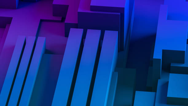 istock 3D Abstract Sculptural Geometric Shapes Background 1173102572