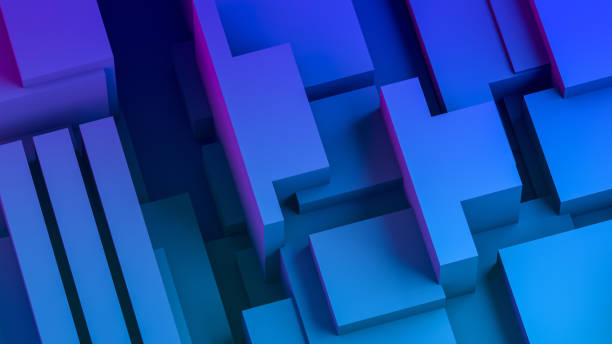 istock 3D Abstract Sculptural Geometric Shapes Background 1173103212