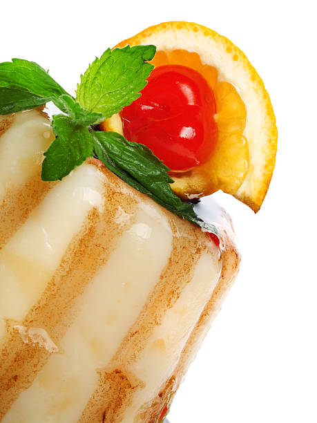 istock Gelatin dessert with caramel 117310351