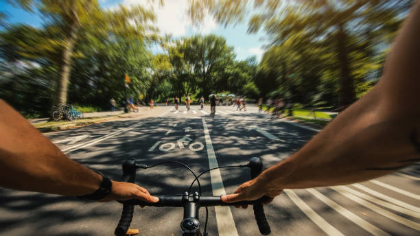 istock POV bicycle riding: biking Central Park in New York 1173105427