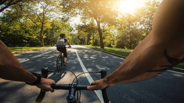 istock POV bicycle riding: biking Central Park in New York 1173105438