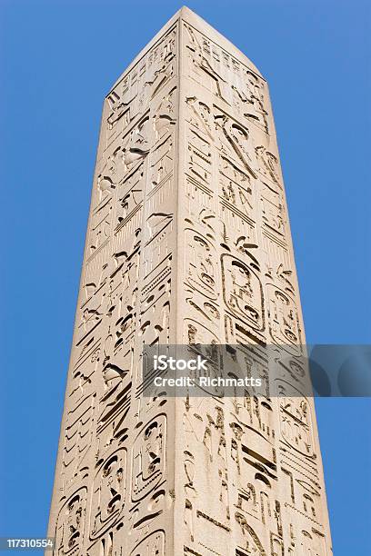 Egipt Słynny Obelisk Z Luksoru - zdjęcia stockowe i więcej obrazów Archeologia - Archeologia, Architektura, Azja Zachodnia