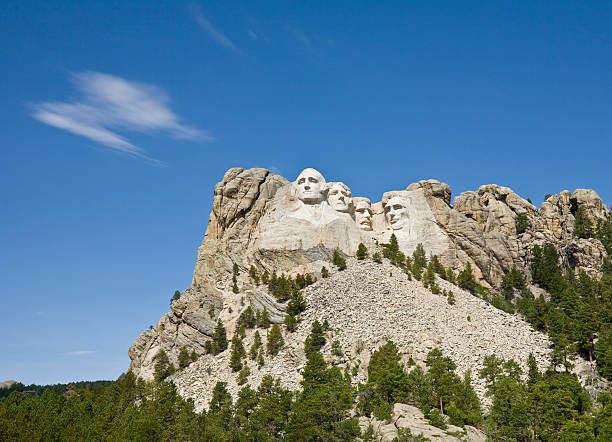 monumento nazionale del monte rushmore - mt rushmore national monument foto e immagini stock