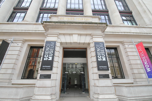 London England - June 3, 2019: Science museum London UK