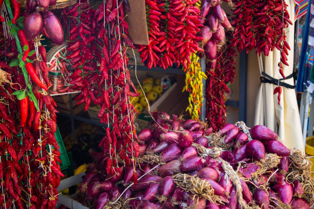 istock red onions at the greengrocer in Tropea 1173115106