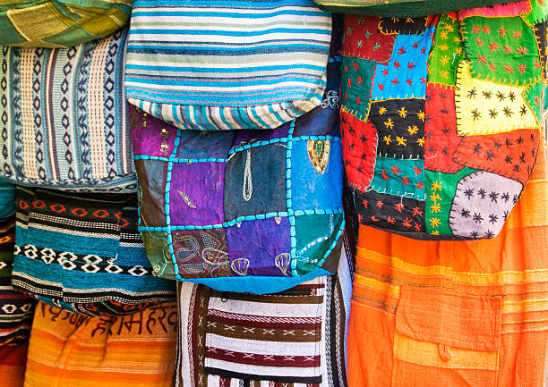 Ethnic colorful bags