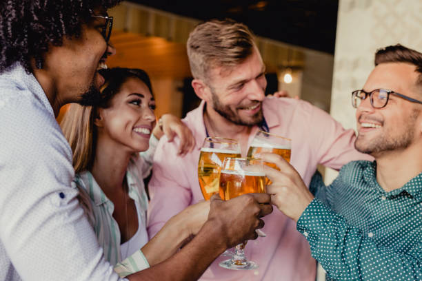 istock Friends are toasting in a bar 1173121297