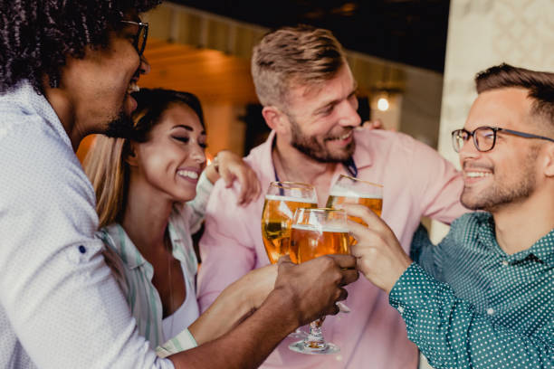 istock Friends are toasting in a bar 1173121845