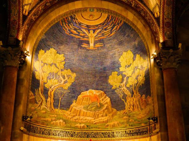 istock Israel Jerusalem christian chruch beautiful colors in the inside 1173124933