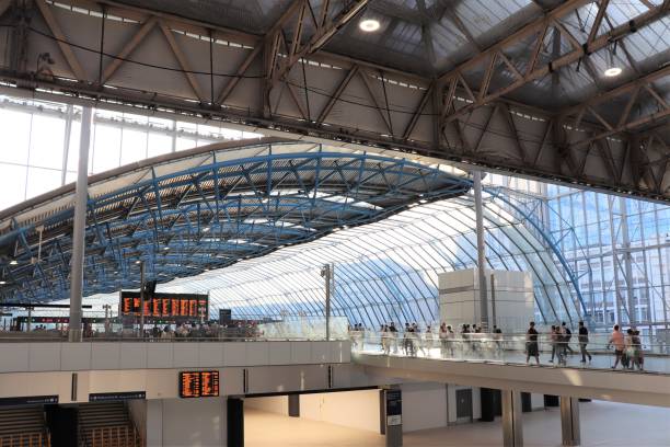 Glass at Waterloo Station in London