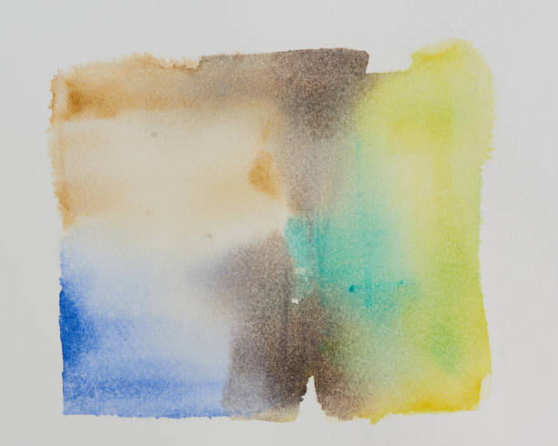 istock Image of water color on white paper 1173130276