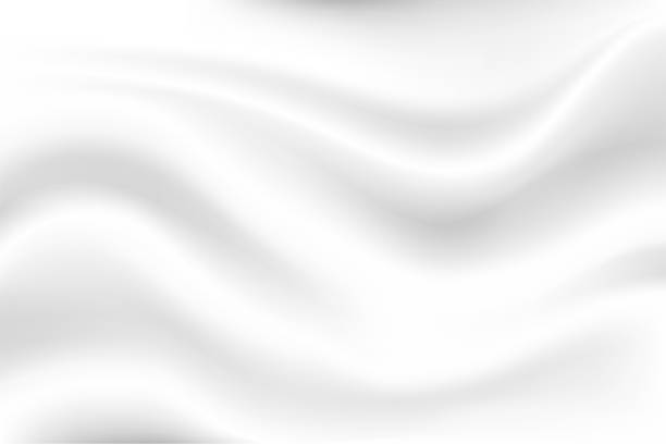 ilustrações de stock, clip art, desenhos animados e ícones de milk white wave background looks soft, like a swaying white cloth. - linen backgrounds textured textile