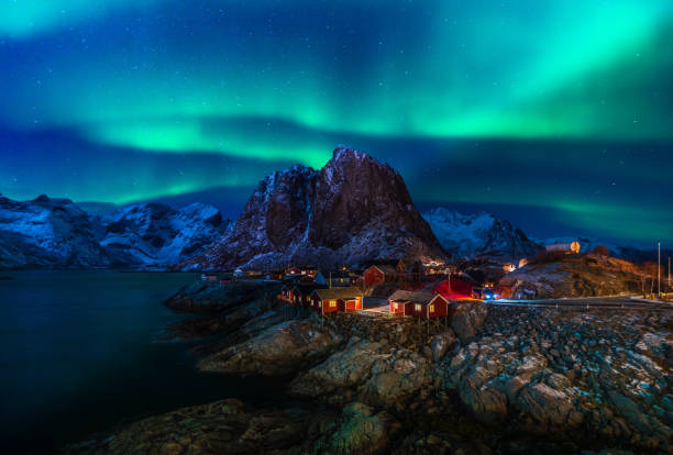istock Aurora lights at Lofoten, Norway 1173136158