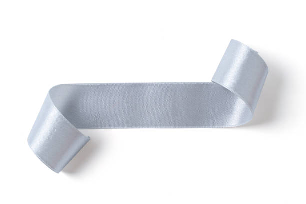 istock silver banners ribbons label on white background 1173146899