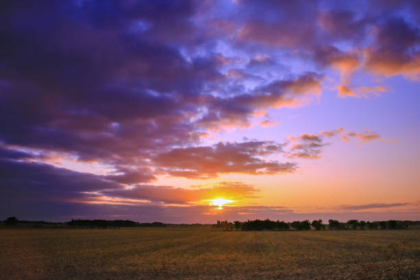 istock Romantic landscape in rural scene. 1173147681