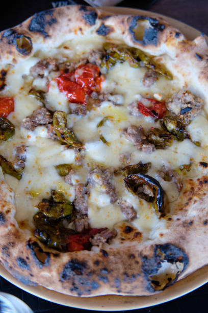 istock Pizza with Vegetables and Cheese 1173147711