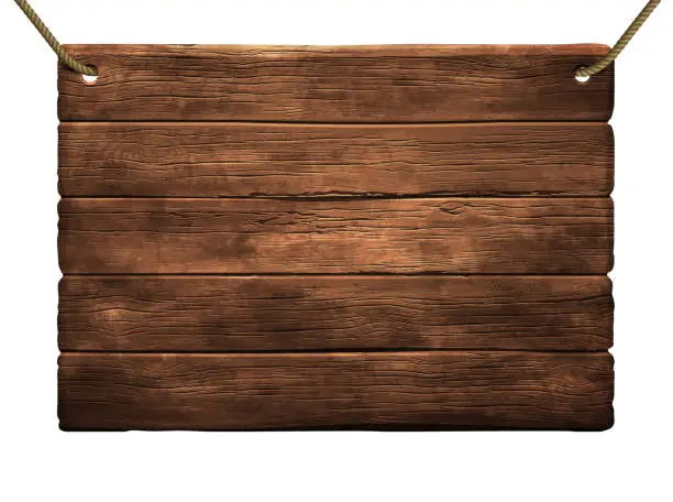 Vector illustration of A wooden background shield. High detailed realistic illustration