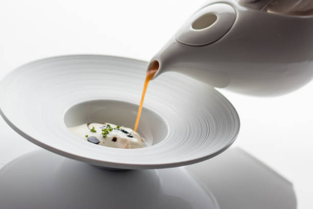istock Vegetable and red fish soup with cream and parsley 1173154646
