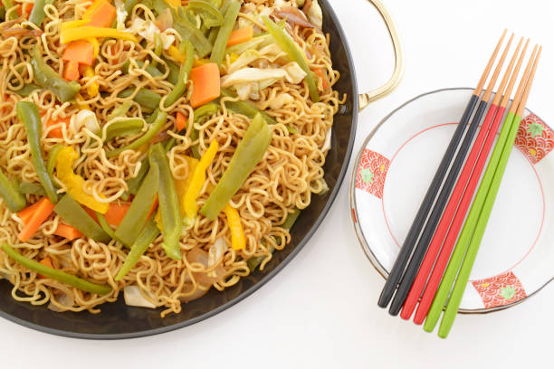 istock Delicious Fried Noodles Yakisoba 1173155874